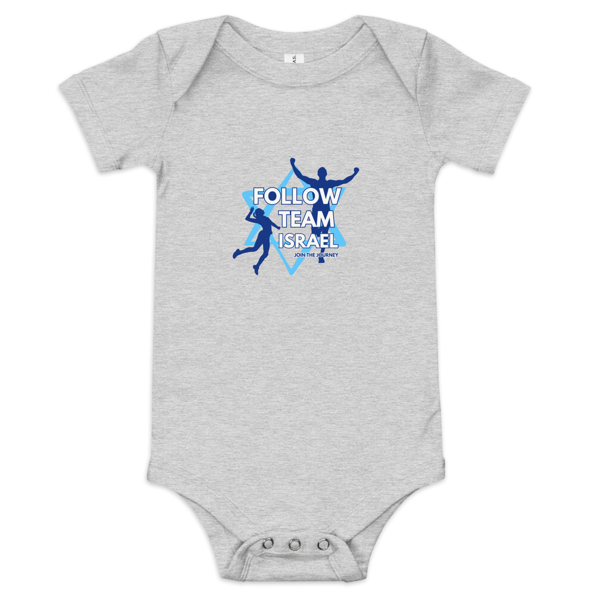 Follow Team Israel Baby Short Sleeve Onesie