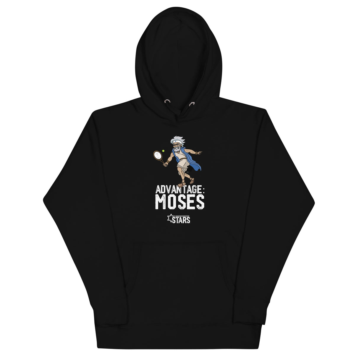 Moses Mascot Tennis Unisex Hoodie