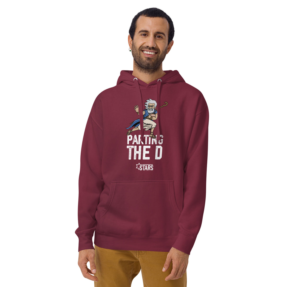 Moses Mascot Football Unisex Hoodie
