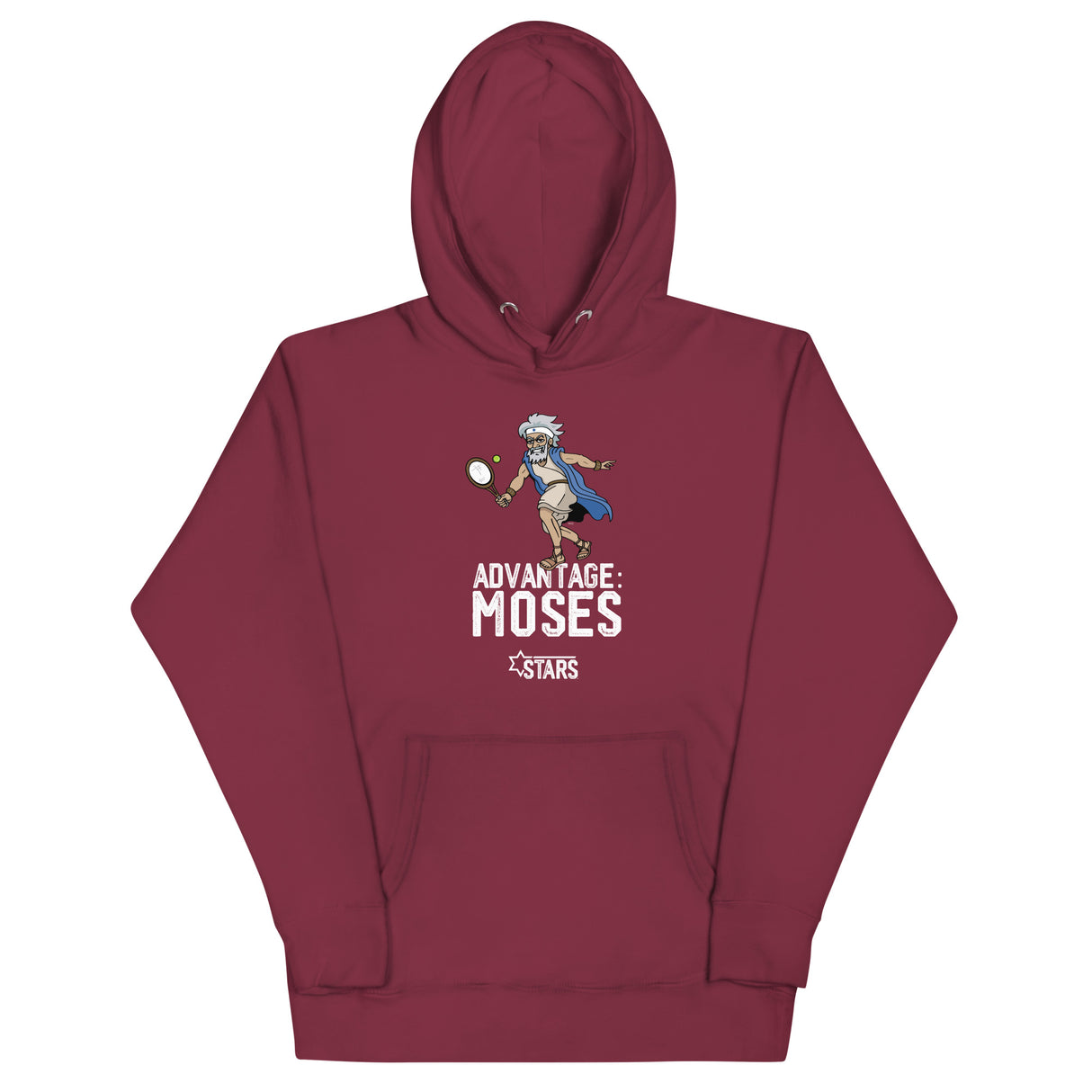 Moses Mascot Tennis Unisex Hoodie