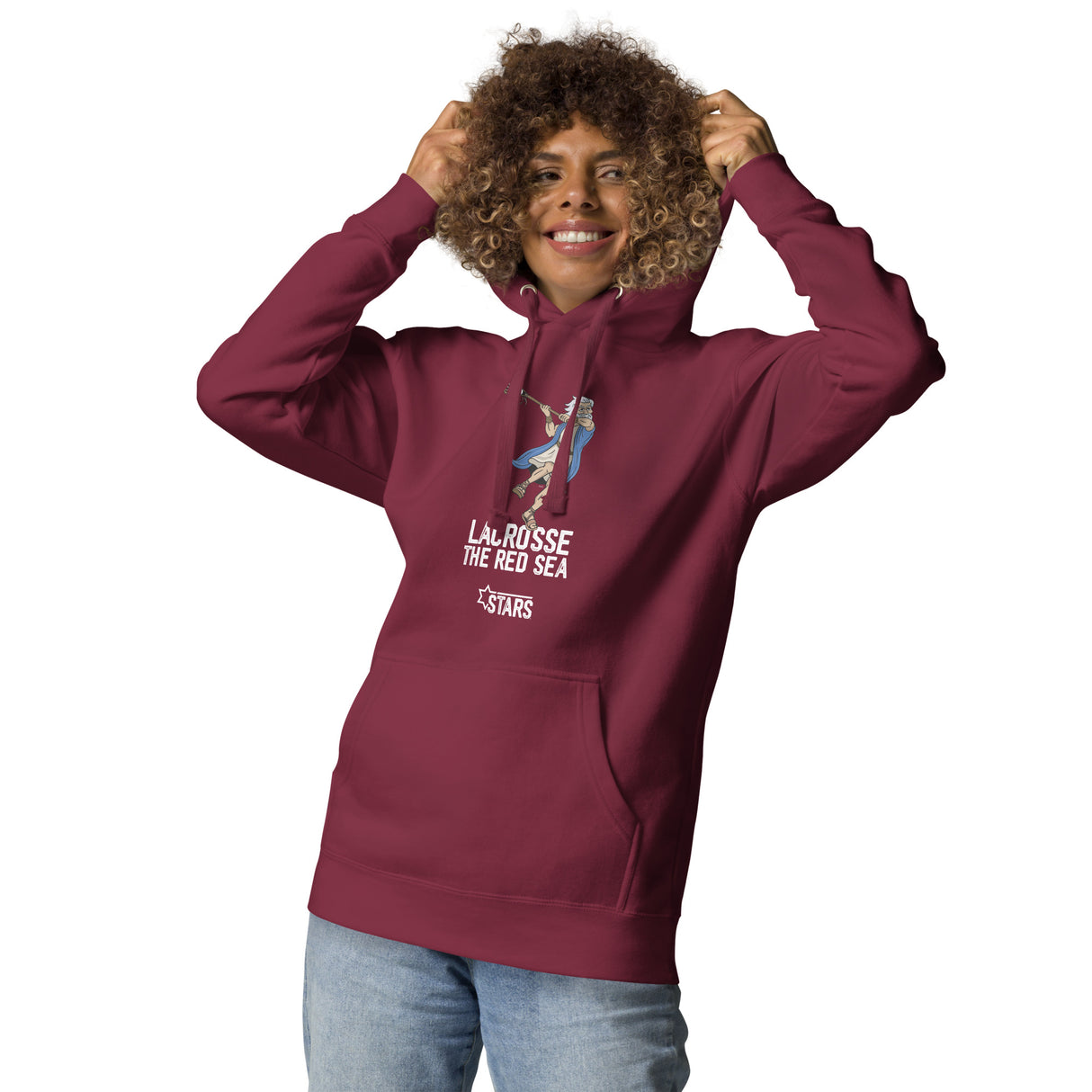 Moses Mascot Lacrosse Unisex Hoodie