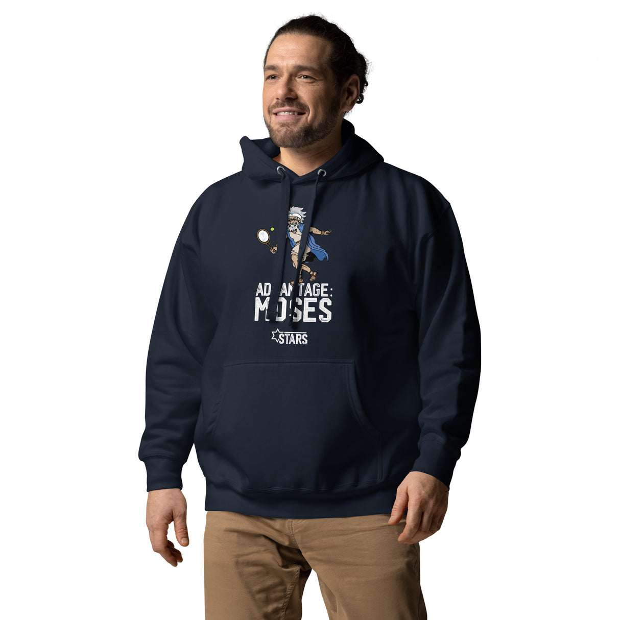 Moses Mascot Tennis Unisex Hoodie