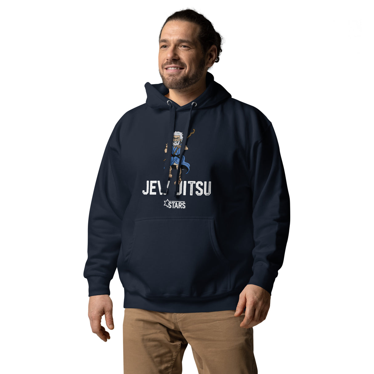 Moses Mascot Jew Jitsu Unisex Hoodie