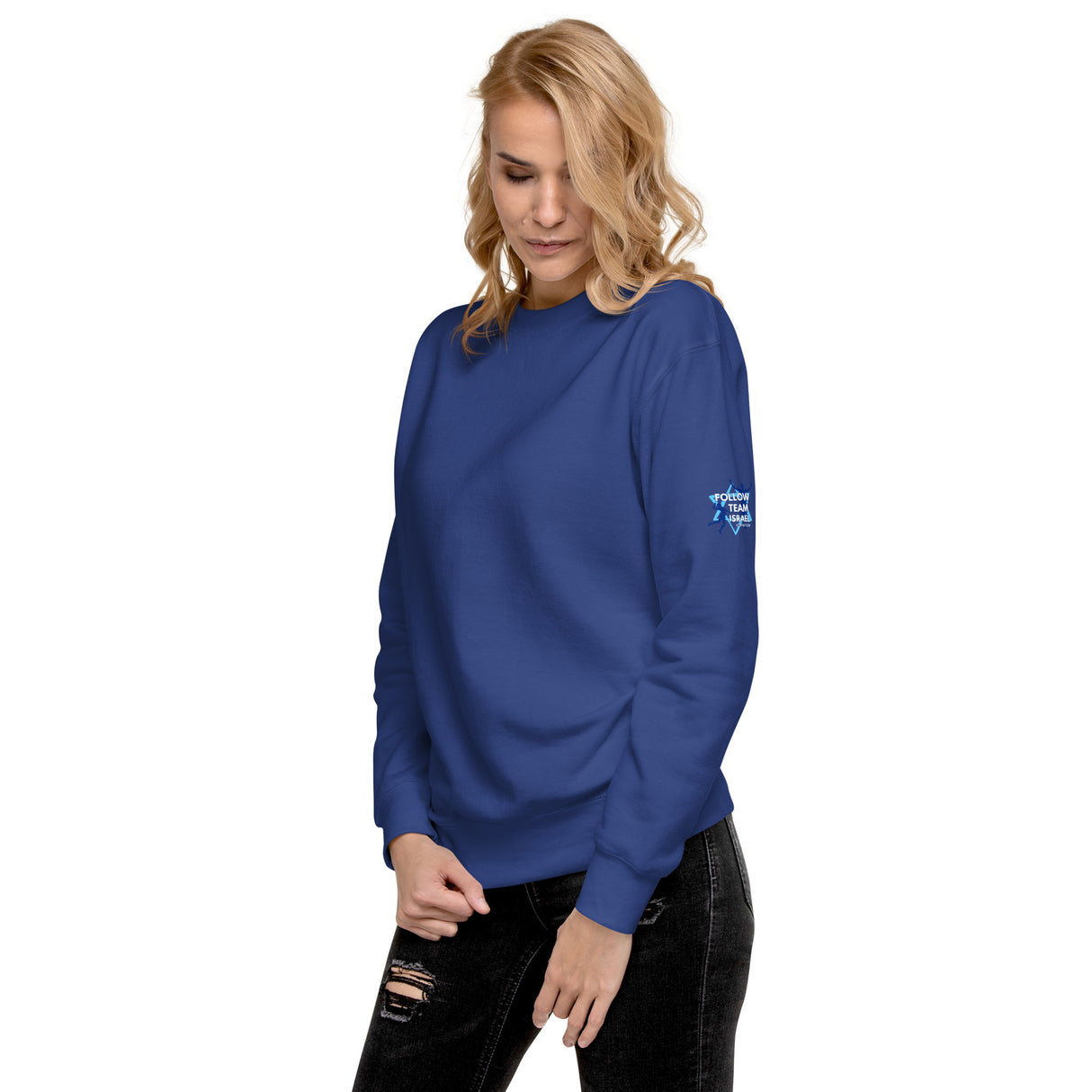 Follow Team Israel Unisex Premium Sweatshirt