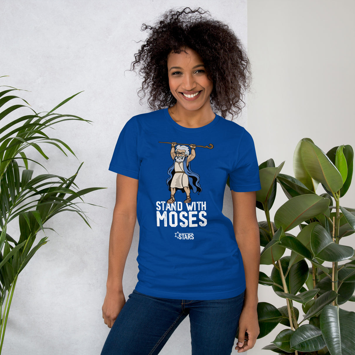 Moses Mascot Stand Unisex T-Shirt