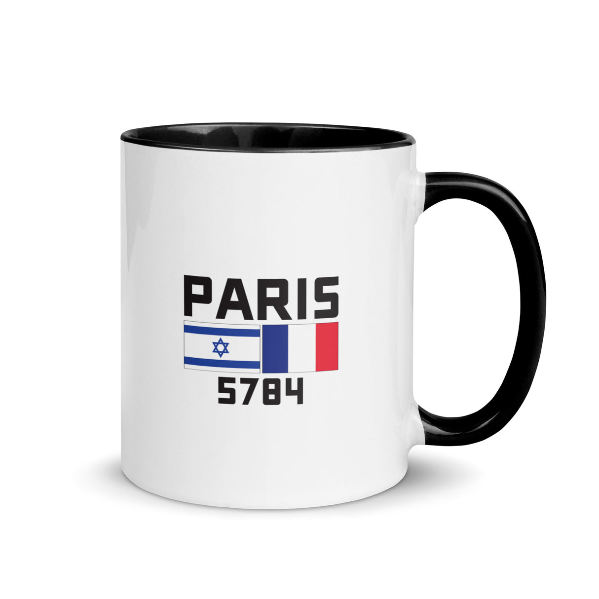 Follow Team Israel Flag Mug with Color Inside