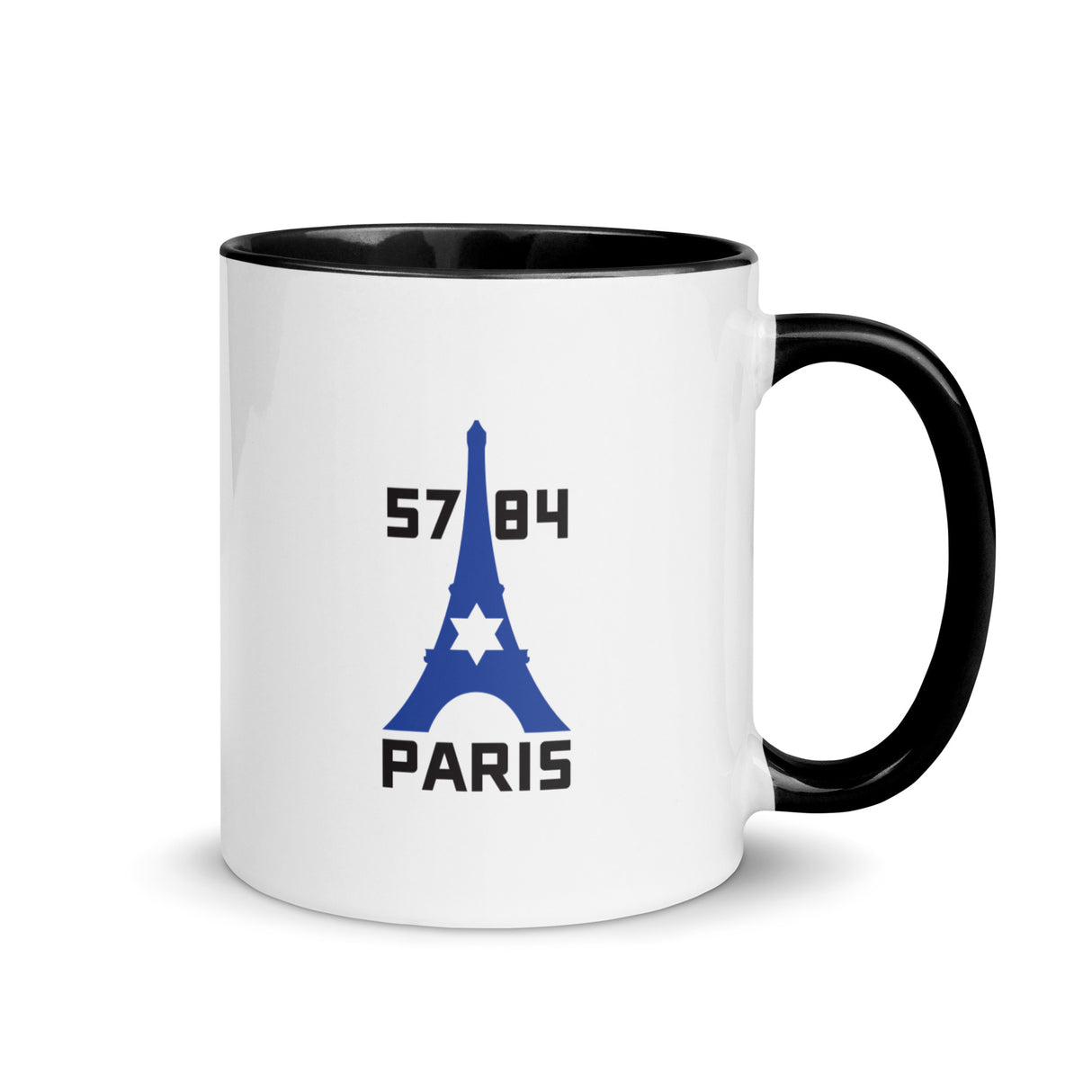 Follow Team Israel Paris Mug with Color Inside