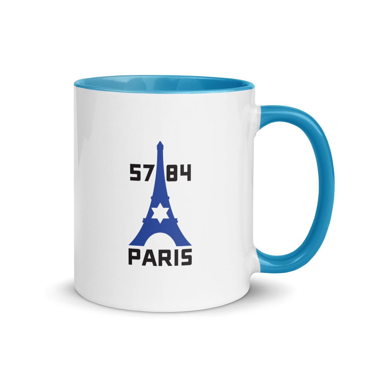 Follow Team Israel Paris Mug with Color Inside