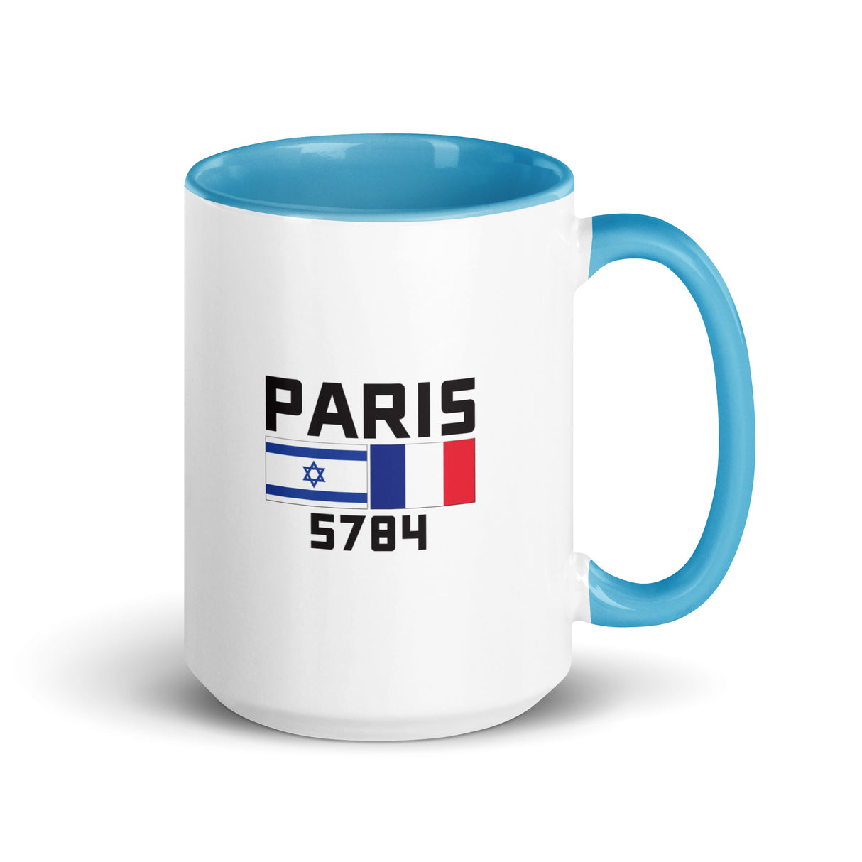 Follow Team Israel Flag Mug with Color Inside