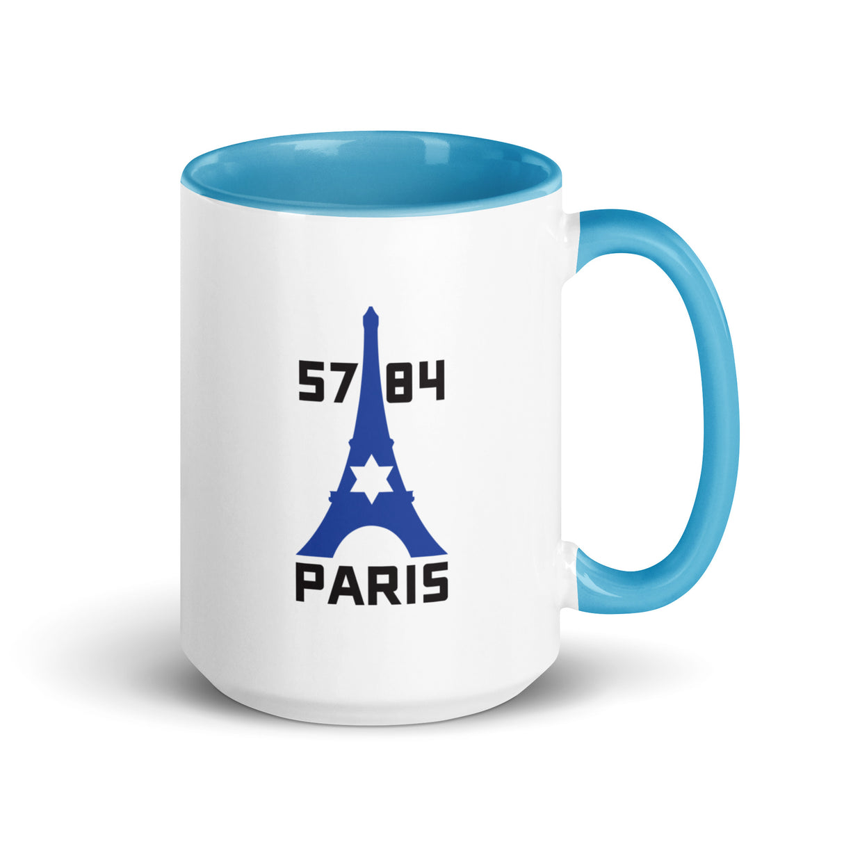 Follow Team Israel Paris Mug with Color Inside