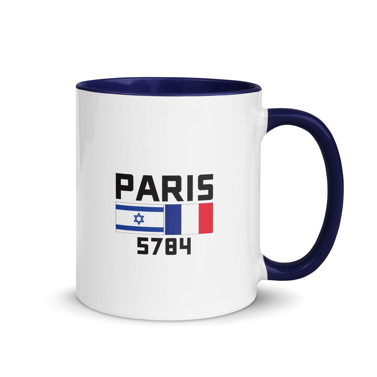 Follow Team Israel Flag Mug with Color Inside