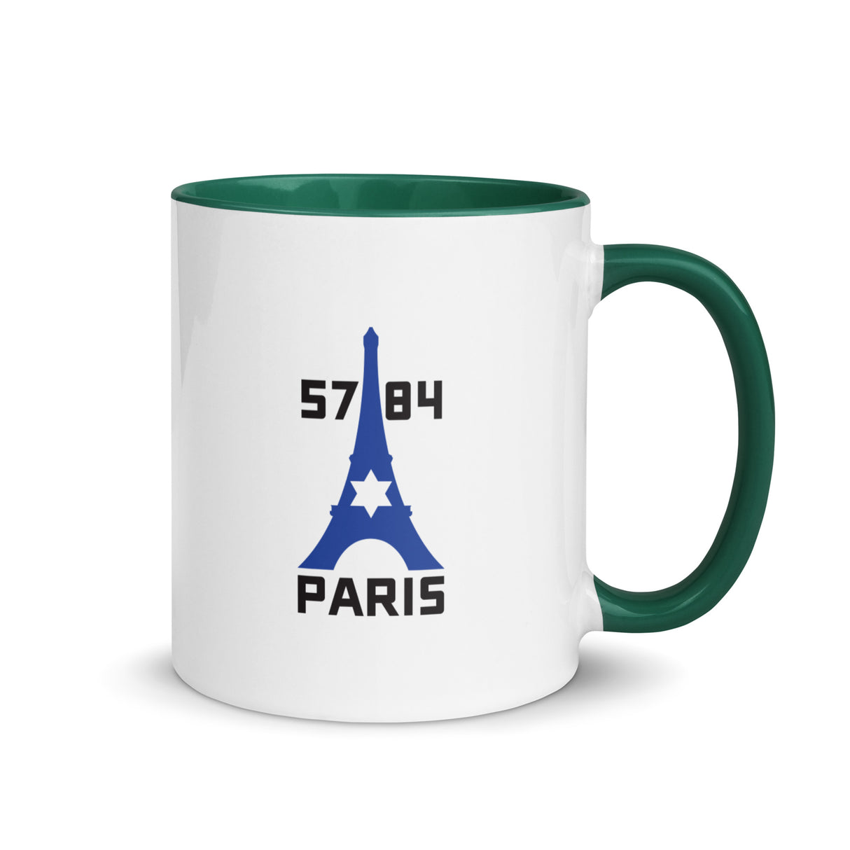 Follow Team Israel Paris Mug with Color Inside