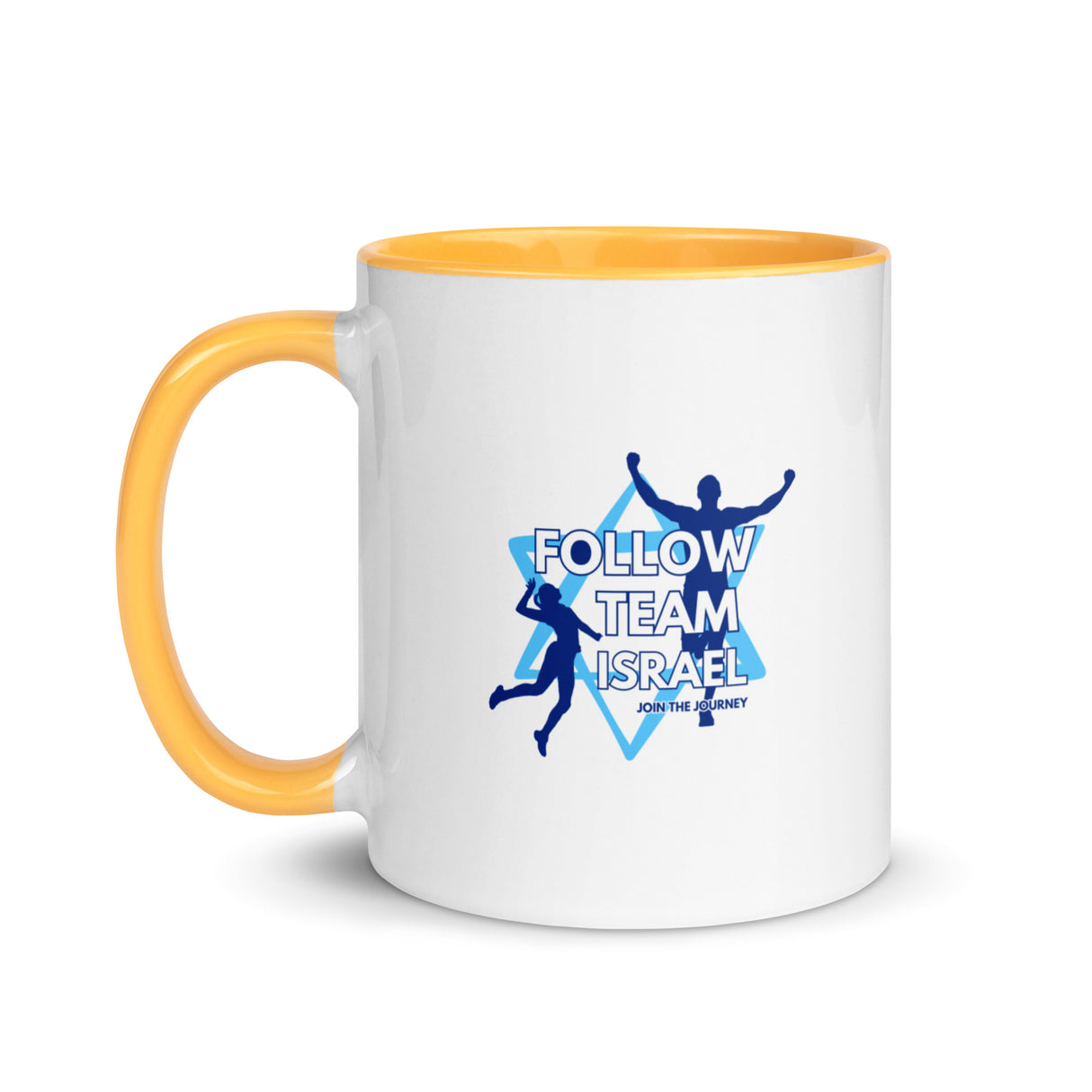 Follow Team Israel Paris Mug with Color Inside