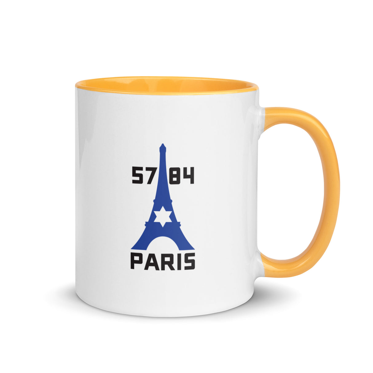 Follow Team Israel Paris Mug with Color Inside