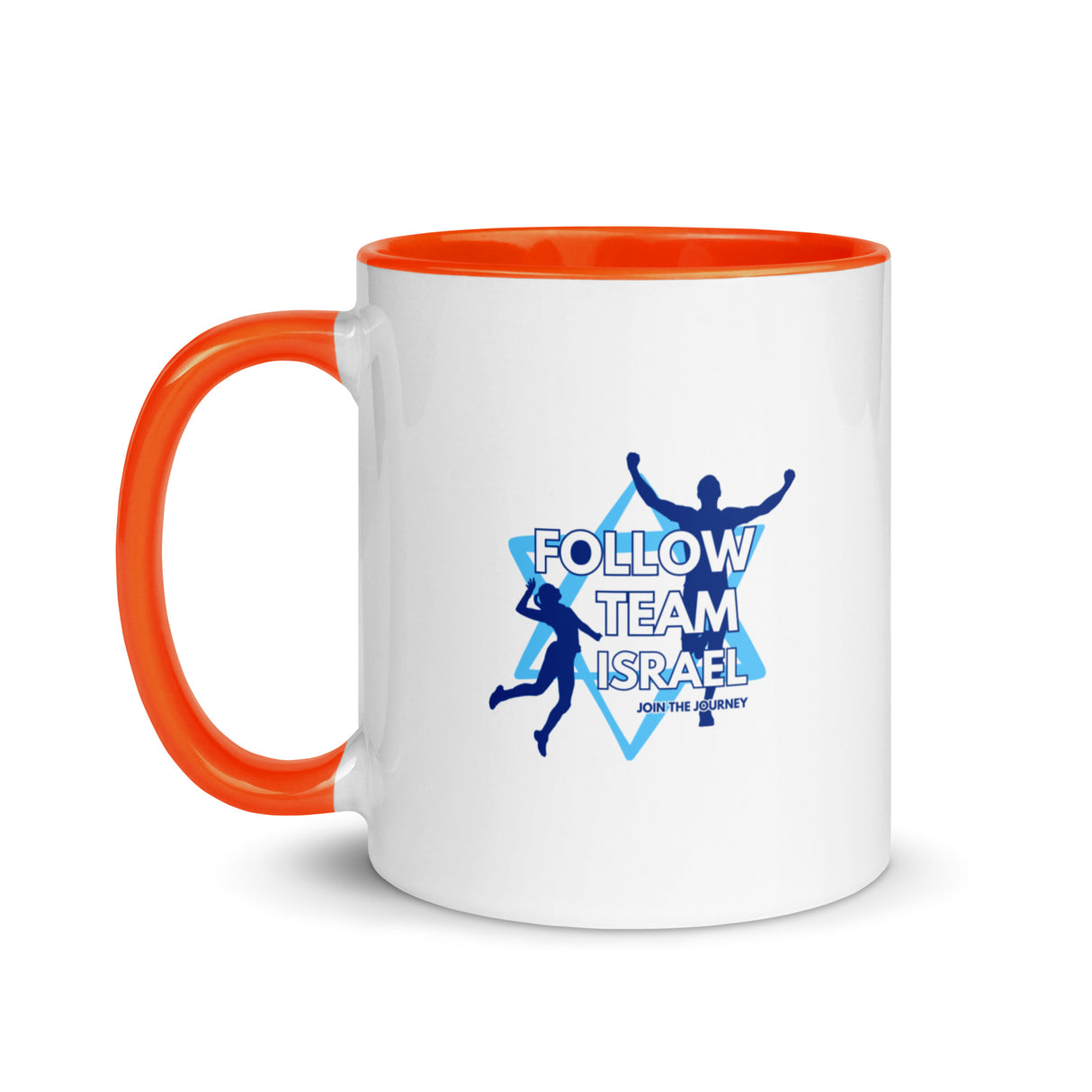 Follow Team Israel Paris Mug with Color Inside