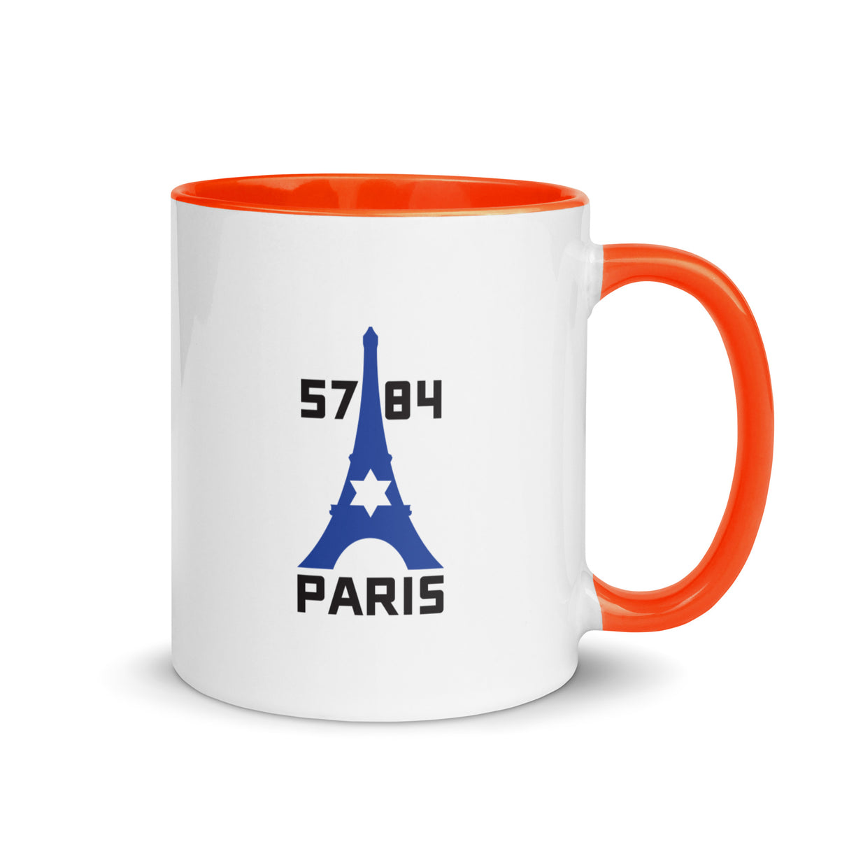 Follow Team Israel Paris Mug with Color Inside