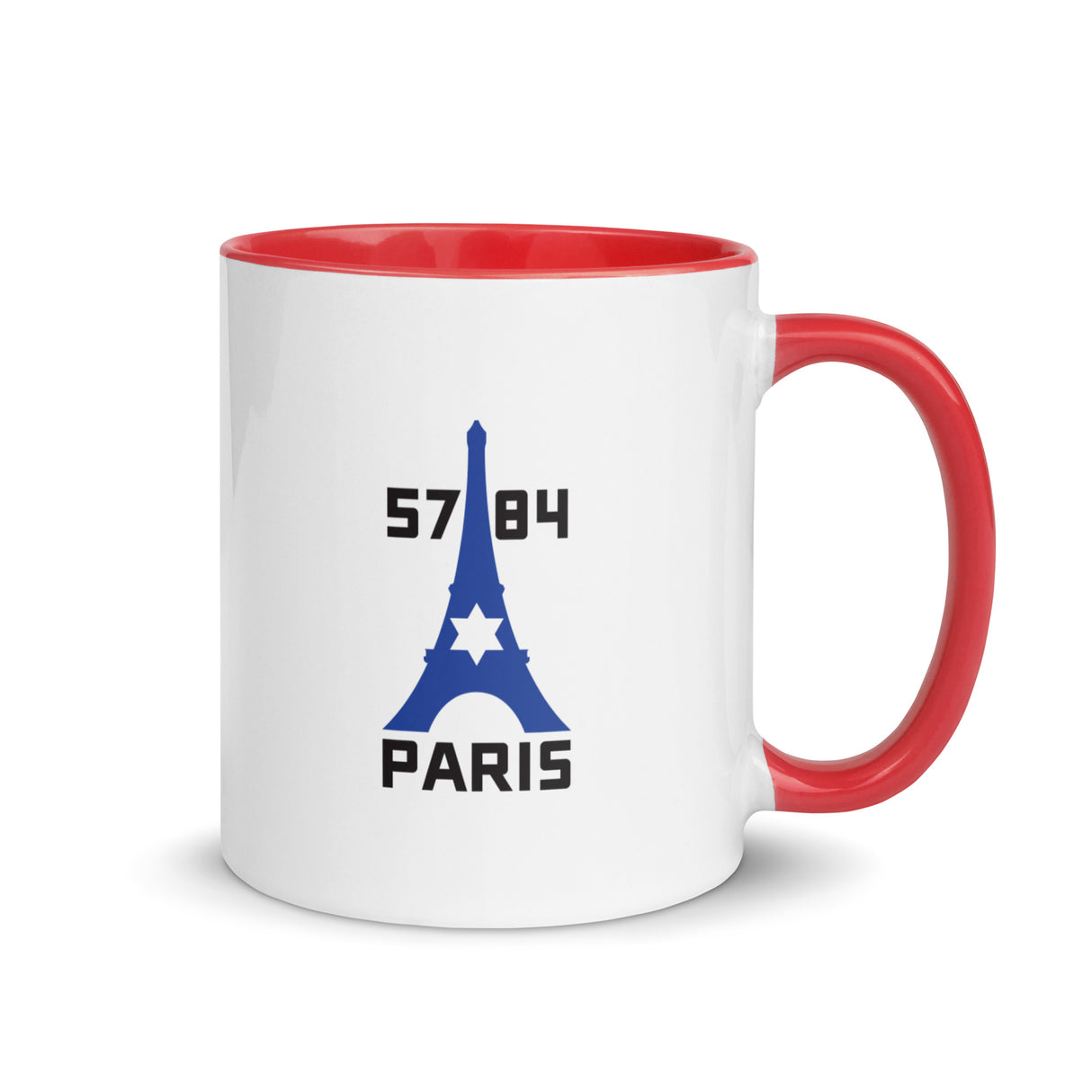 Follow Team Israel Paris Mug with Color Inside