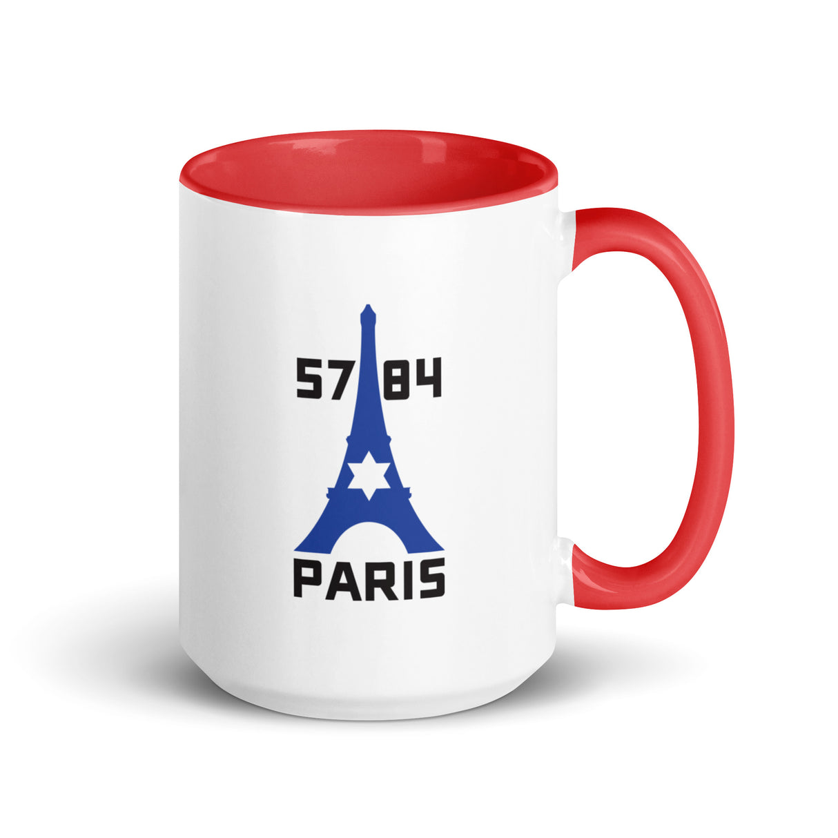 Follow Team Israel Paris Mug with Color Inside