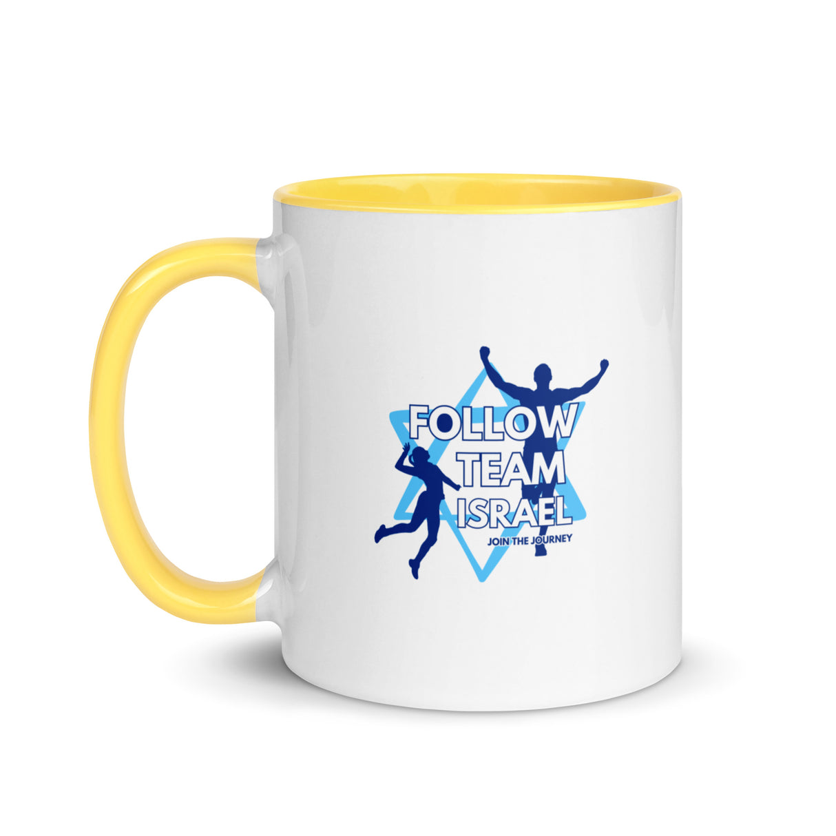 Follow Team Israel Paris Mug with Color Inside