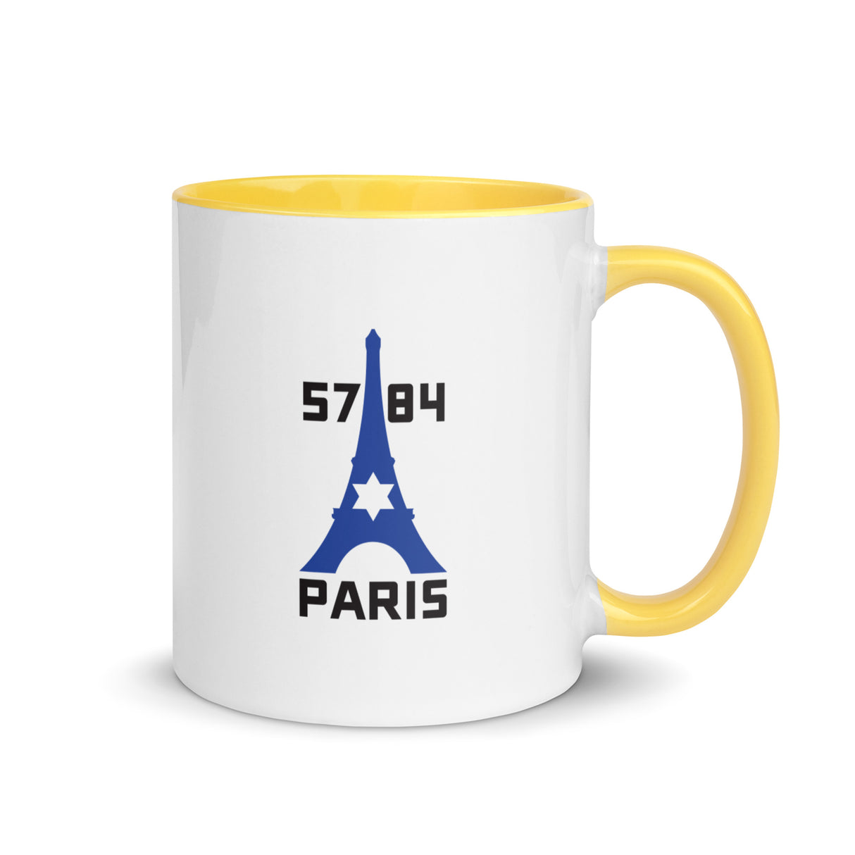 Follow Team Israel Paris Mug with Color Inside