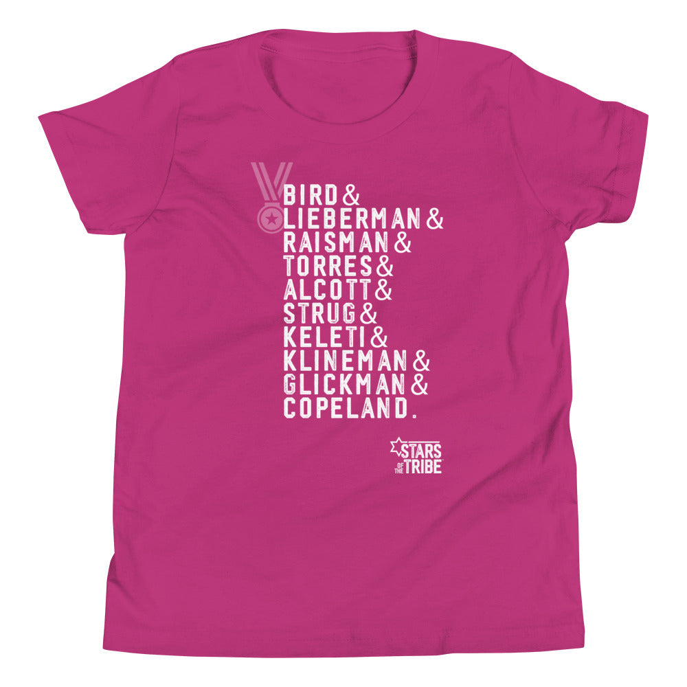 Kids' Top Ten Women Athletes Short Sleeve T-Shirt
