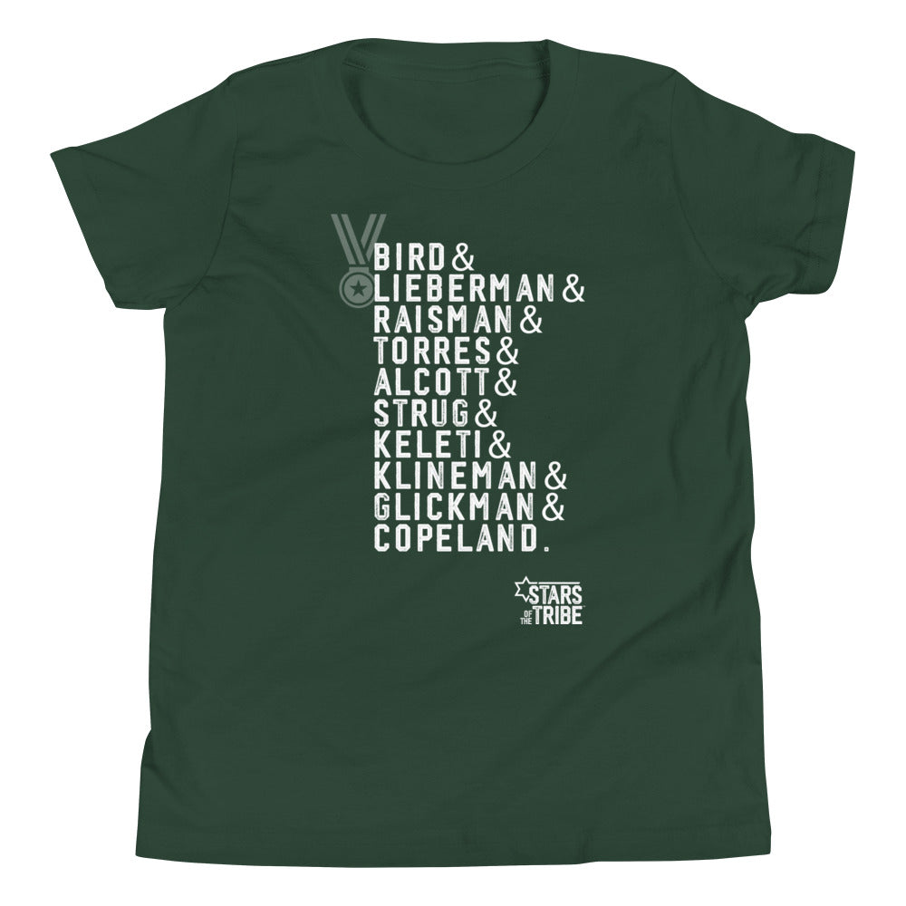 Kids' Top Ten Women Athletes Short Sleeve T-Shirt