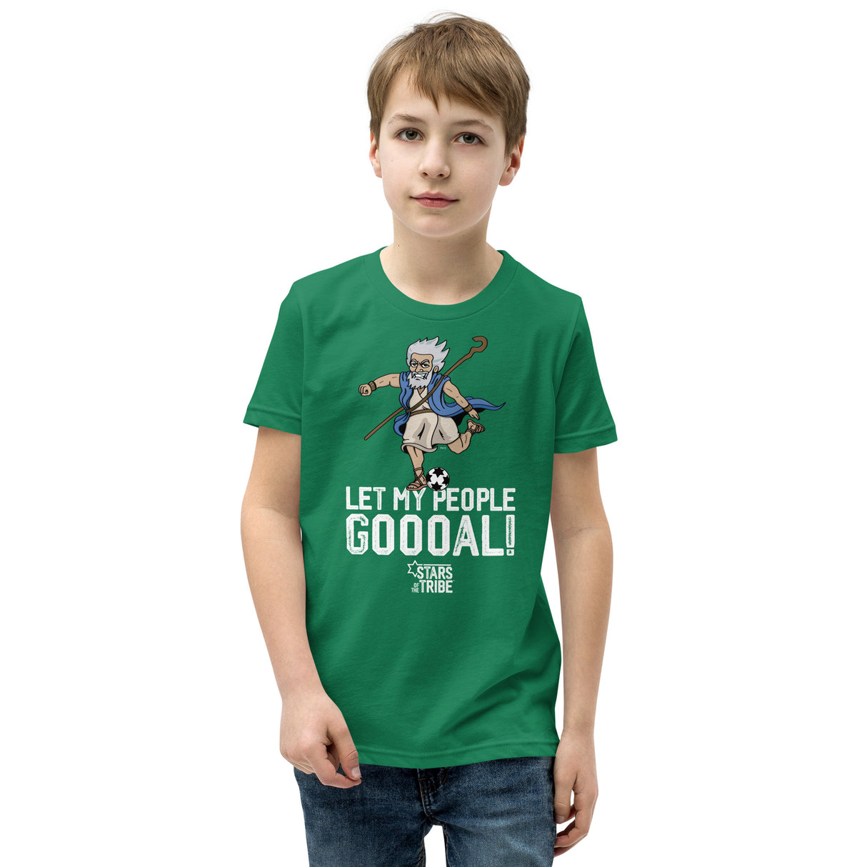 Kids' Moses Mascot Soccer Short Sleeve T-Shirt