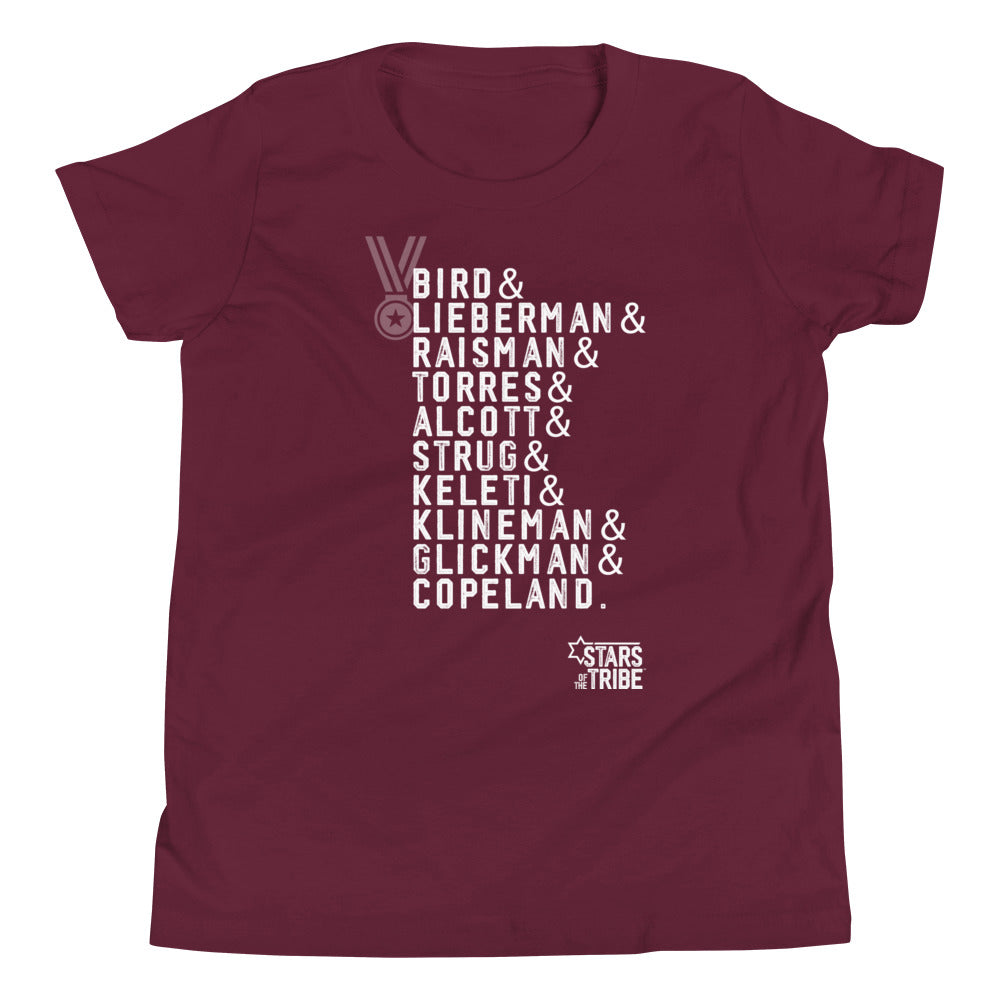 Kids' Top Ten Women Athletes Short Sleeve T-Shirt