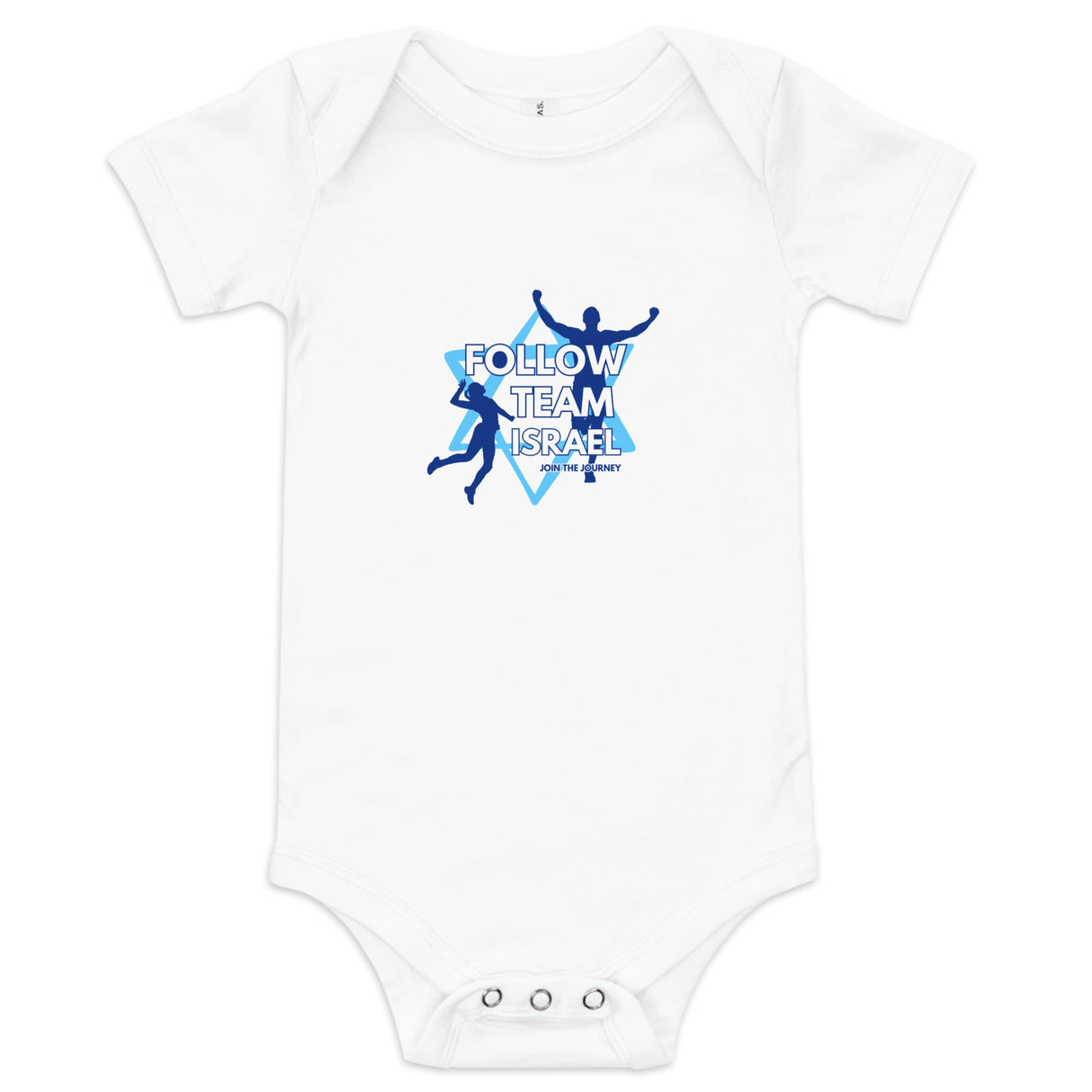 Follow Team Israel Baby Short Sleeve Onesie