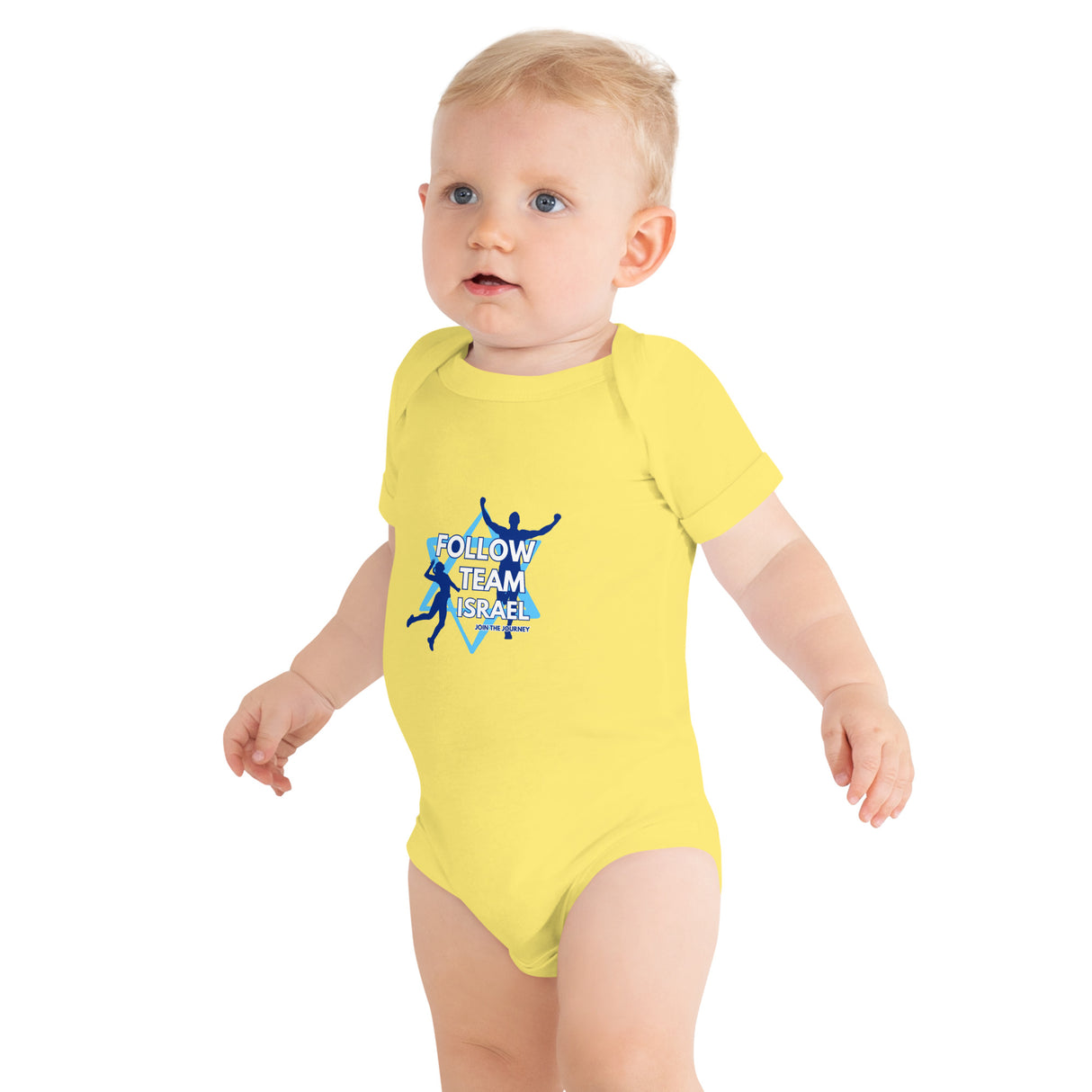 Follow Team Israel Baby Short Sleeve Onesie