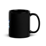 Follow Team Israel Black Glossy Mug