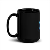 Follow Team Israel Black Glossy Mug