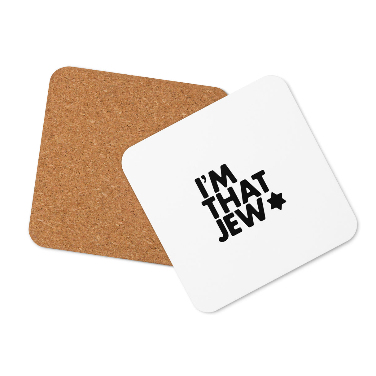 I'm That Jew™ Cork-Back Coaster