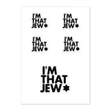 I'm That Jew™ Sticker Sheet