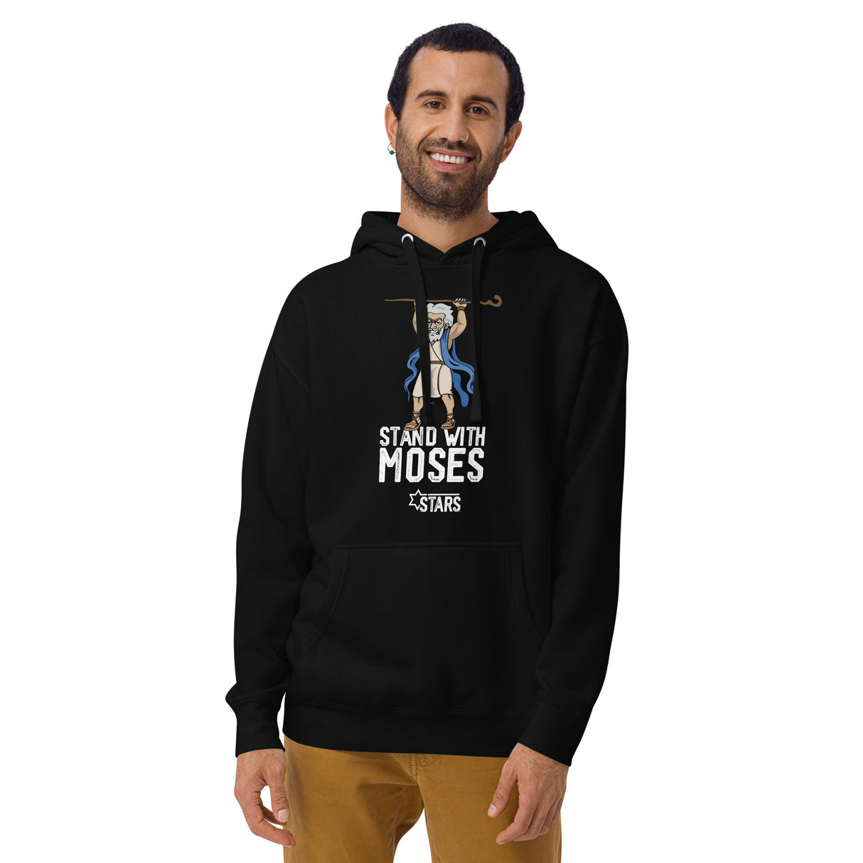 Moses Mascot Stand Unisex Hoodie