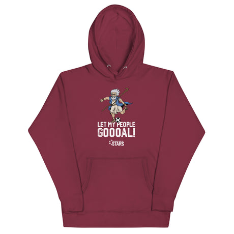 Moses Mascot Soccer Unisex Hoodie