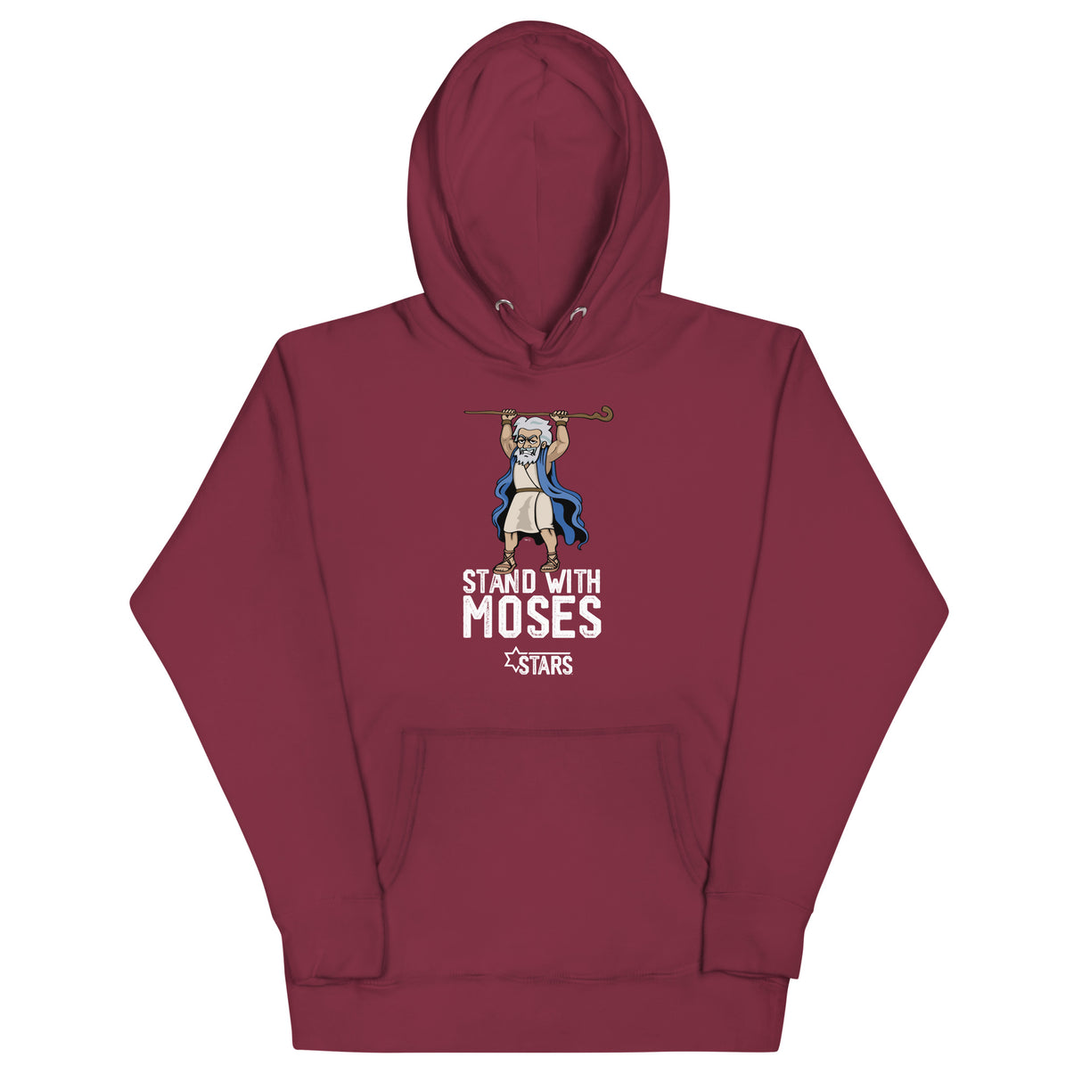 Moses Mascot Stand Unisex Hoodie