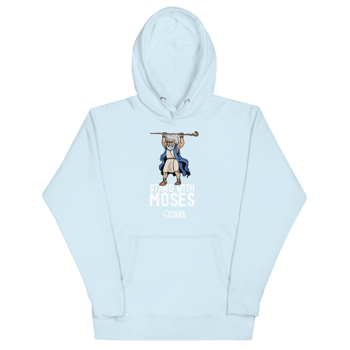 Moses Mascot Stand Unisex Hoodie