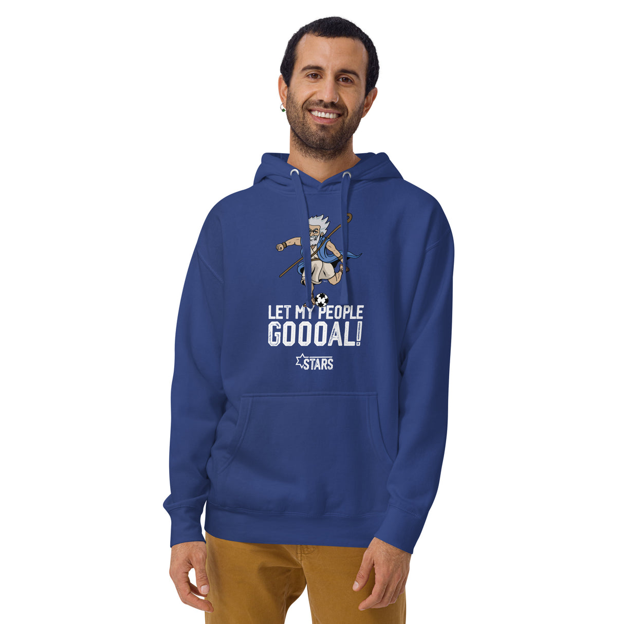 Moses Mascot Soccer Unisex Hoodie