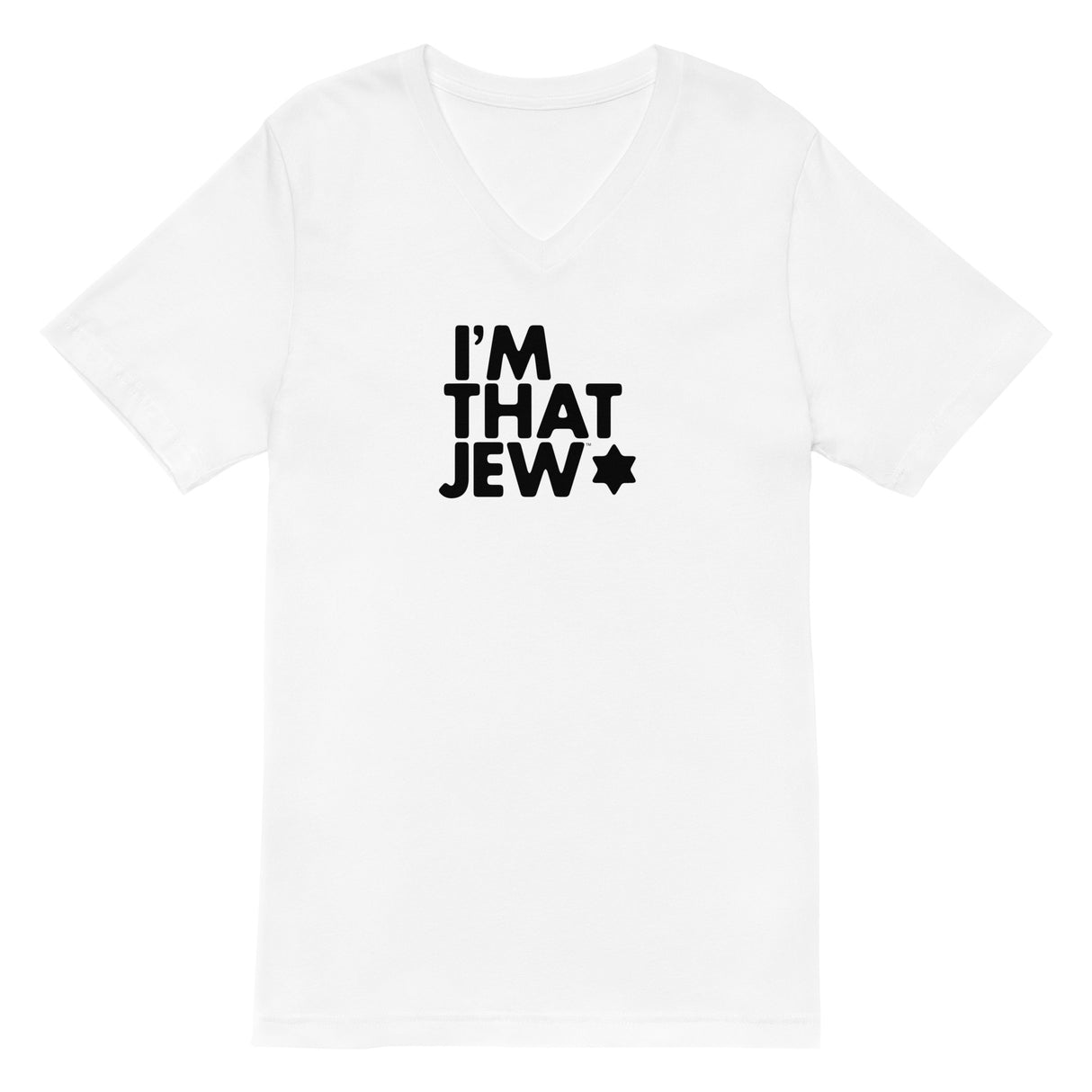 I'm That Jew™ Unisex Short Sleeve V-Neck T-Shirt