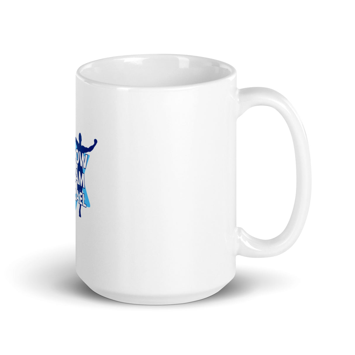 Follow Team Israel White Glossy Mug