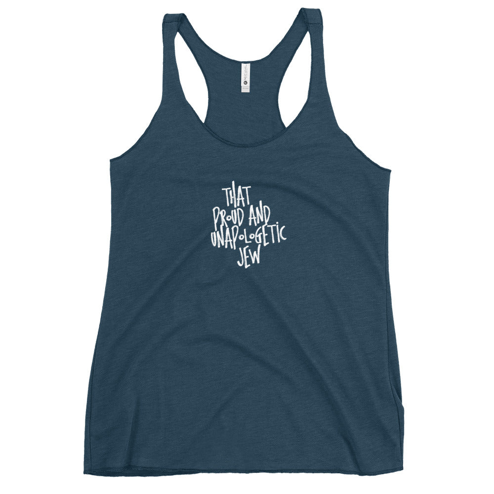 I'm That Jew™ Graffiti Proud and Unapologetic Women's Racerback Tank