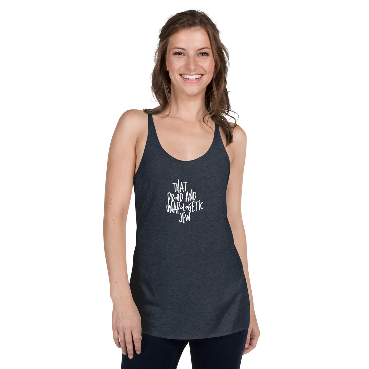 I'm That Jew™ Graffiti Proud and Unapologetic Women's Racerback Tank