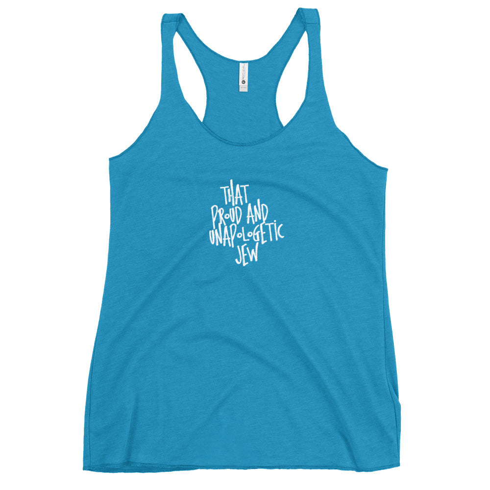 I'm That Jew™ Graffiti Proud and Unapologetic Women's Racerback Tank